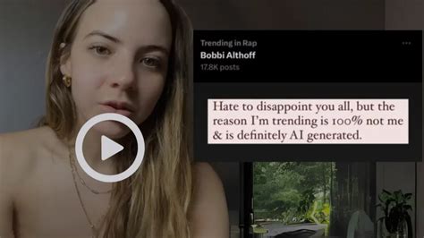 bobbi althoff deep fake watch|bobbi althoff viral meme.